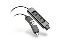 Poly : DA85-M TEAMS CERTIFIED USB TO QD SMART DIGITAL HEADSET ADAPTOR