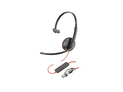 Poly : POLY BW 3210 MONO USB-C HS +USB-C/A