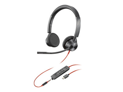 Poly : POLY BW 3325 USB-C HS +3.5MMP +USB-C/A