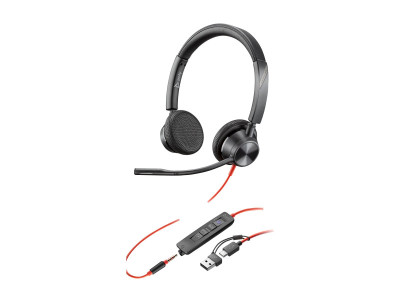 Poly : POLY BW 3325 -M USB-C HS +USB-C/A