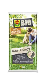 COMPO BIO Rasendünger, 10,05 kg für 250 qm