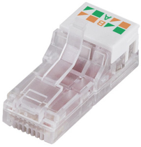 Connecteur RJ45 pour montage sur le terrain, cat. 6A