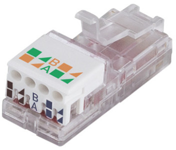 Connecteur RJ45 pour montage sur le terrain, cat. 6A