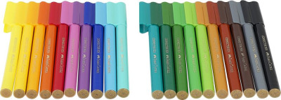 FABER-CASTELL Feutre CONNECTOR PEN, Dinobox de 20