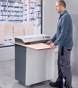 HSM Entstauber DE 1-8 für ProfiPack P425, anthrazit/grau