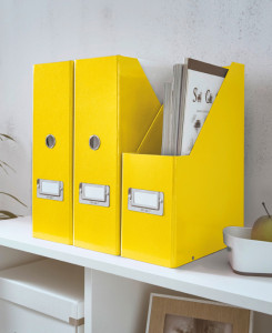 LEITZ Porte-revues Click & Store, A4, carton, rouge