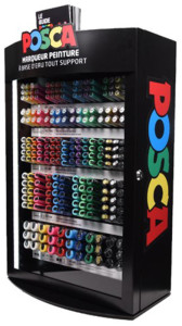 POSCA Marqueur à pigment, présentoir de 281 pièces