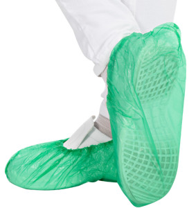 HYGOSTAR Surchaussure en CPE, longueur: 410 mm, blanc