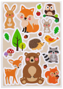 HERMA Autocollant DECOR Les petits de la forêt