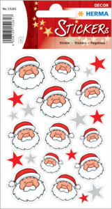 HERMA Weihnachts-Sticker DECOR Weihnachtsmann