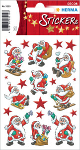 HERMA Weihnachts-Sticker DECOR Weihnachtsmann