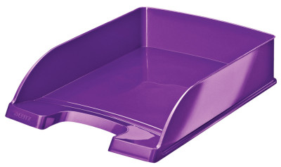 LEITZ Corbeille à courrier Plus WOW, A4, polystyrène, rouge