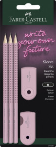 FABER-CASTELL Schreibset SLEEVE, rose