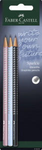 FABER-CASTELL Bleistiftset GRIP SPARKLE Harmony, Blister