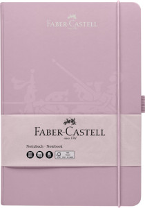 FABER-CASTELL Notizbuch, DIN A5, kariert, schwarz