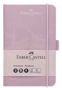 FABER-CASTELL Notizbuch, DIN A6, kariert, hellblau