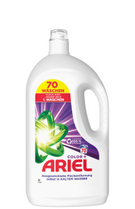 ARIEL Lessive liquide Color+, 4 litres, 80 lavages