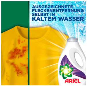 ARIEL Lessive liquide Color+, 2 litres, 40 lavages