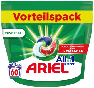 ARIEL Lessive en capsules All-in-1 Universal+, 104 lavages