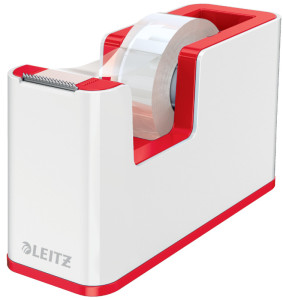 LEITZ Dévidoir de table WOW Duo Colour, équipé, rouge