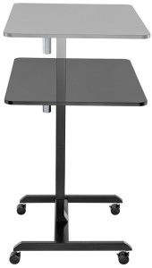 LogiLink Bureau d'ordinateur réglable, électrique, noir