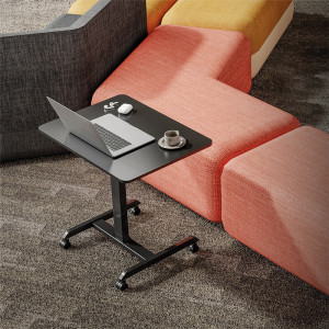 LogiLink Bureau d'ordinateur réglable, électrique, noir