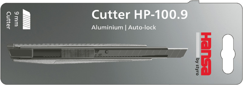 Hansa Cutter HP-100.9, boîtier aluminium, argent/anthracite