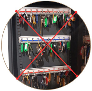 pavo Porte-clés, magnétique, noir