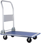pavo Chariot à plate-forme, capacité: 150 kg, noir/bleu pavo Chariot à plate-forme, capacité: 150 kg, noir/bleu