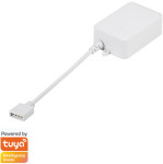 Contrôleur RGB connecté LogiLink Wi-Fi, compatible Tuya, blanc Contrôleur RGB connecté LogiLink Wi-Fi, compatible Tuya, blanc