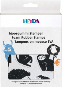 HEYDA Set tampons caoutchouc mousse 