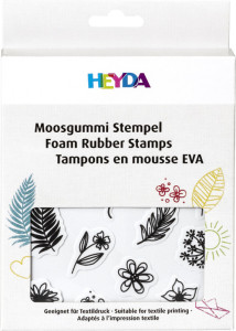 HEYDA Set tampons caoutchouc mousse 