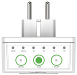 Prise basse consommation ANSMANN AES1.3, temporisée, blanche Prise basse consommation ANSMANN AES1.3, temporisée, blanche