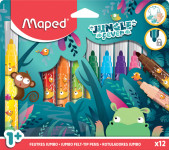 Maped Feutre JUNGLE fever JUMBO, étui en carton de 12 Maped Feutre JUNGLE fever JUMBO, étui en carton de 12