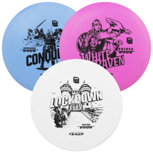 SCHILDKRÖT Kit débutant disc golf Guru, 3 pièces
