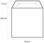HYGOSTAR Housse HDPE, transparent, 1.800 x 950 mm HYGOSTAR Housse HDPE, transparent, 1.800 x 950 mm