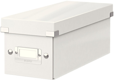 LEITZ Boîte de rangement pour CD Click & Store WOW, rouge