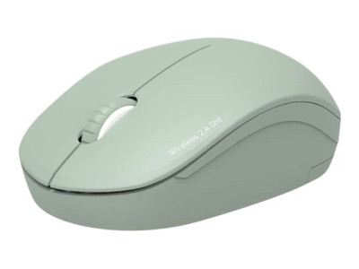 Port Technology : WIRELESS MOUSE OLIVE COLOR 3 BUTTONS et SCROLL WHEEL DUAL US