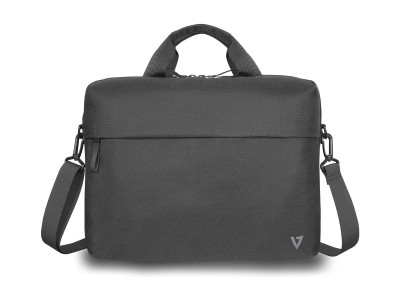 V7 : 16IN ECOFRIENDLY RPET BRIEFCASE TOPLOAD PROFESSIONAL BLACK