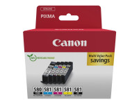 Canon : PGI-580/CLI-581 PGBK/C/M/Y/BK MULTI SEC