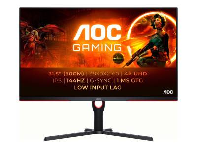 AOC : U32G3X 3840X2160 16:9 80M:1 HDMI 2X2.1 DISPLAYPORT 2X1.4 31.