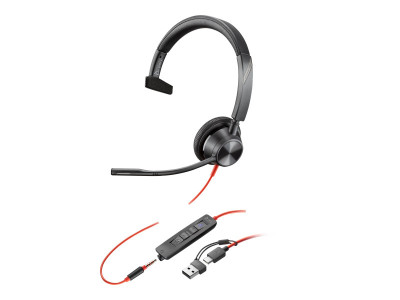 HP - Poly : POLY BW 3315 -M USB-C HS +USB-C/A