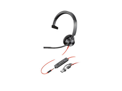 HP - Poly : POLY BW 3315 -M USB-C HS +USB-C/A