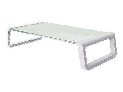 Trust : MONTA GLASS MONITOR STAND WHT