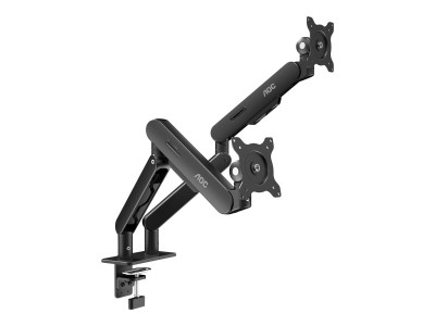 AOC : AM420 DUAL MONITOR ARM - BLACK