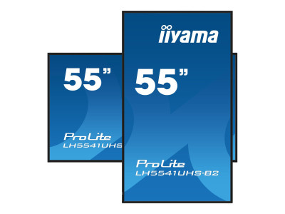 Iiyama : 55IN IPS PANEL 4K UHD 3840X2160 8MS 500CD/M 1200:1 24/7 SPEAKERS