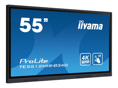 Iiyama : 55IN ANTI-GLARE IPS PANEL 40 POINTS 4K UHD 3840X2160 8MS 400C