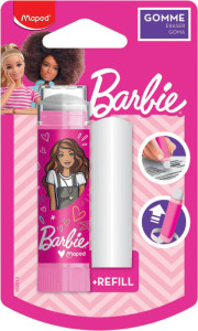 Maped Gomme en plastique Barbie + rechange, blister