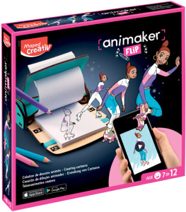 Maped Kit d'animation de folioscope ANIMAKER FLIP GIRLY