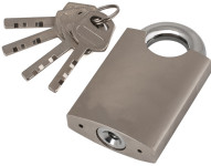 pavo Cadenas à clé haute sécurité en laiton, (L)50 mm pavo Cadenas à clé haute sécurité en laiton, (L)50 mm
